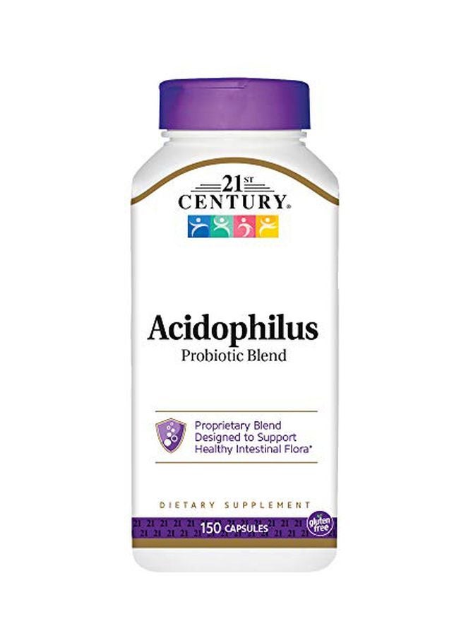 21st Century Acidophilus Probiotic Blend Dietary Supplement - 150 Capsules - Image 1